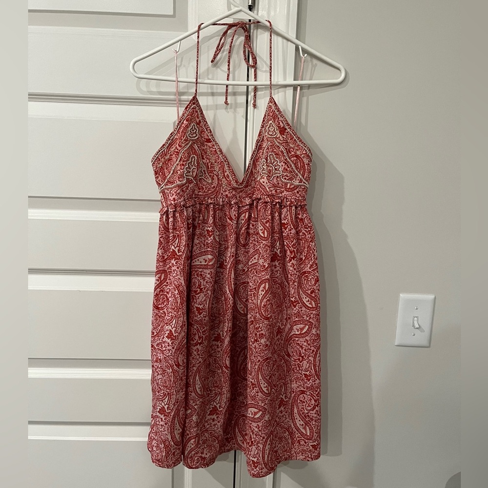 Zara Beaded Mini Dress